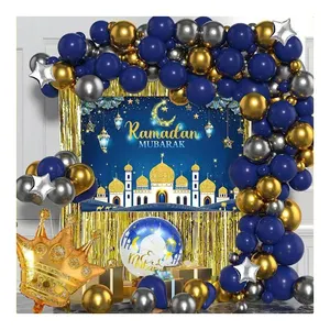 Ramadan trang trí bóng bay mubarak hồi giáo kỳ nghỉ EID bóng bay EID mubarak Quà Tặng hồi giáo cho trang trí ramadan