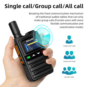 Binqi BQ-116EU 4G PoC cầm tay GPS Mini GSM <span class=keywords><strong>Sim</strong></span> Thẻ Walkie Talkie hai chiều đài phát thanh với 5000km toàn cầu PTT liên lạc tầm xa - Product Image 2