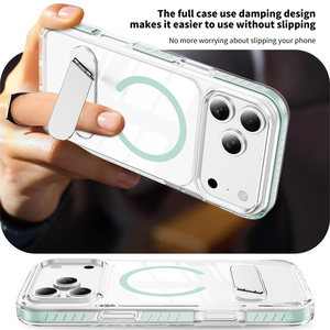 Étui de téléphone magnétique, coque de protection anti-empreintes digitales et anti-chute, étui de téléphone transparent multi-couleurs résistant aux chocs pour MOTO <span class=keywords><strong>G</strong></span> Stylus - Product Image 5