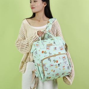Portable Baby Diaper <b>Backpacks</b> With USB <b>Large</b> <b>Capacity</b> Cartoon Mommy Bags - Product Image 2