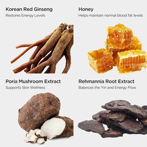 Barra de gelatina de alta absorción de marca privada de alta calidad, con ginseng rojo coreano para aumentar la energía, reducir el estrés y fortalecer el sistema inmunológico. - Product Image 5