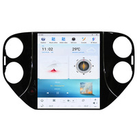 Compatible avec les modèles VW Tiguan 2010-2017 dotés d'un écran vertical IPS de 10,4 pouces, navigation GPS Android, tableau de bord