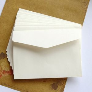 En stock, enveloppe blanche ivoire simple personnalisable de 11,3 x 8 cm pour carte de vœux - Product Image 5