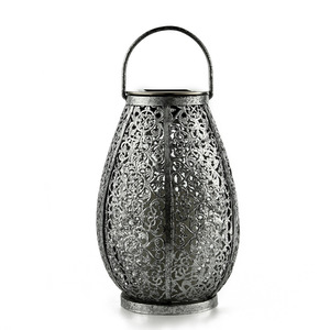 Solar Lantern Iron Art Hanging Outdoor Garden <b>Light</b> <b>Led</b> Portable Decorative Night <b>Light</b> With Solar Panel - Product Image 5