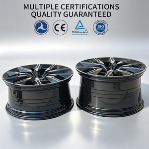 Rines Deportivos Flowtone de 20 Pulgadas, Aleación 5x112 120 ET25 40, Negros Mecanizados, Diseño en Y, JWL VIA, para BMW X5 - Product Image 4