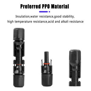Conector de Panel Solar Impermeable IP67, 1000V 30A, Conector Adaptador de Cable Solar Macho/Hembra para Conectar Paneles Solares - Product Image 4