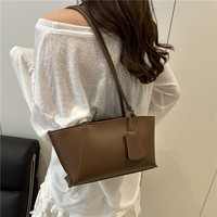 Sac à main tendance en cuir PU pour femme, nouvelle arrivée 2025, fermeture éclair, design rouge, sac à bandoulière de luxe