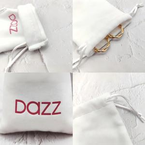 Custom Logo Anti-Tarnish Velvet Jewelry Pouch Soft Lined for <b>Ring</b> Storage and Necklace Packaging - Product Image 4
