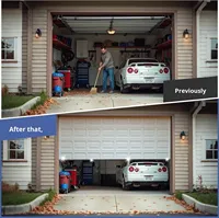 Bande de caoutchouc imperméable universelle Joint inférieur de porte de garage pour volet roulant Trous de revêtement de sol en époxy Protection contre le vent et la poussière