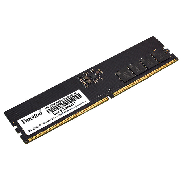 OEM DDR5 Memory RAM 48-5600 6000 MHZ 32GB U-DIMM DDR5 16G for Desktop Computer Ymeiton RAM DDR5 High Quality Rams and Heat Sink