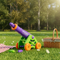 Lanceur de Fusées à Eau Électronique pour Enfants Carotte Canon, Pistolet à Eau Créatif en Plastique 50-100fps, Jouet de Tir à la Radis