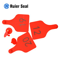 REET006 Étiquette d'oreille pour animaux, boucles d'oreilles pour porcs/moutons, produit en vente chaude