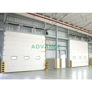 Automatic vertical lift industrial security door