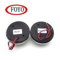 Feux latéraux LED 12V rouge et vert Foyo, 2 paires, en acier inoxydable, pour bateau, avec fixation horizontale