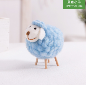 Funny Festival Toys Wool Felted Sheep Handmade - Product Image 4