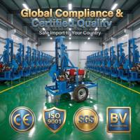 Plateforme de forage de puits d'eau montée sur remorque de 200 m pour la construction de puits profonds |   Machine de forage hydraulique diesel pour usage rural