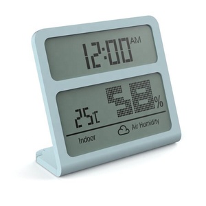 <span class=keywords><strong>LCD</strong></span> lớn kỹ thuật số trong nhà ngoài trời đa kỹ thuật số Nhiệt kế ẩm kế đồng hồ đo độ ẩm - Product Image 3