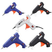 Mini pistolet à colle chaude électrique 60W à préchauffage rapide pour réparations domestiques, loisirs créatifs, bricolage et décorations de fêtes
