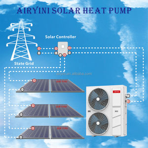 Chauffe-eau solaire photovoltaïque à pompe à chaleur air-eau Tepelne Cerpadlo Chauffage et refroidissement solaires Thermopompe avec contrôle Wifi - Product Image 3