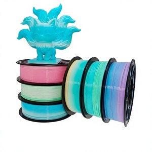 เส้นพลาสติกสำหรับพิมพ์ 3 มิติ PLA กึ่งโปร่งแสง สีรุ้งไล่เฉด ขนาดเส้นผ่านศูนย์กลาง 1.75 มม. น้ำหนัก 1 กก. ผลิตในจีน - Product Image 5