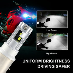 Ampoule de phare LED pour moto BA20D S2 H6, lampe avant pour scooter, moto, <span class=keywords><strong>Honda</strong></span> CG125, Yamaha YBR125, Vespa LX - Product Image 4