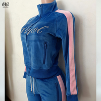 Vêtements pour femmes de haute qualité, veste slim à imprimé léopard, leggings, logo personnalisé, tenue décontractée d'automne, ensemble extensible en deux pièces, vêtements de sport