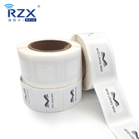 ICODE SLIX 2 étiquette/autocollant/étiquette de bibliothèque RFID en papier couché ISO15693 étiquette RFID programmable pour livres/gestion de fichiers étiquette NFC