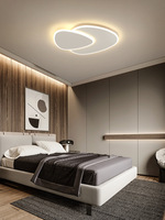 Nouveau modèle 2026 : Plafonnier triangulaire artistique pour chambre et bureau, design minimaliste, LED avec contrôle par capteur