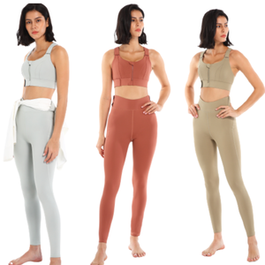 Ropa Deportiva Hecha a Mano de Talla Grande, Sujetador Deportivo Elástico para <span class=keywords><strong>Mujer</strong></span>, Sujetador Deportivo para Gimnasio y Yoga - Product Image 6