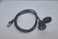 Rj45 Panel perempuan tahan air Flush Mount untuk Rj45 kabel Ethernet Extender kucing 5e kabel Lan kucing 8 20 meter kabel Cat8 Sftp Cat8