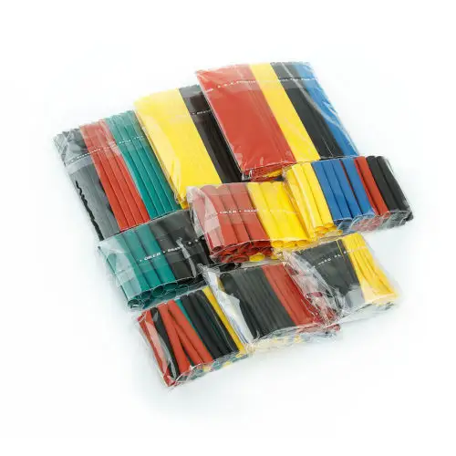 328Pcs Heat Shrink wrapped Shrinking Insulation Sleeving Thermal Casing Car Electrical Cable shrink Tube kit Wrap trousse