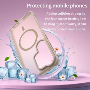 Funda Magnética Esmerilada OMEVE para Samsung <span class=keywords><strong>Galaxy</strong></span> S26 Ultra, S26 Edge, S25 Ultra, S25 Plus, S24 FE, con Sensación de Piel, Resistente a Impactos - Product Image 2