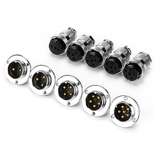 Connettore Aeronautico GX30 con Flangia Maschio/Femmina <span class=keywords><strong>2</strong></span>/<span class=keywords><strong>3</strong></span>/4/5/6/7/8/10 Pin, Connettore per Pannello con Cavo, Spina e Presa Aeronautica Impermeabile IP55 - Product Image 5