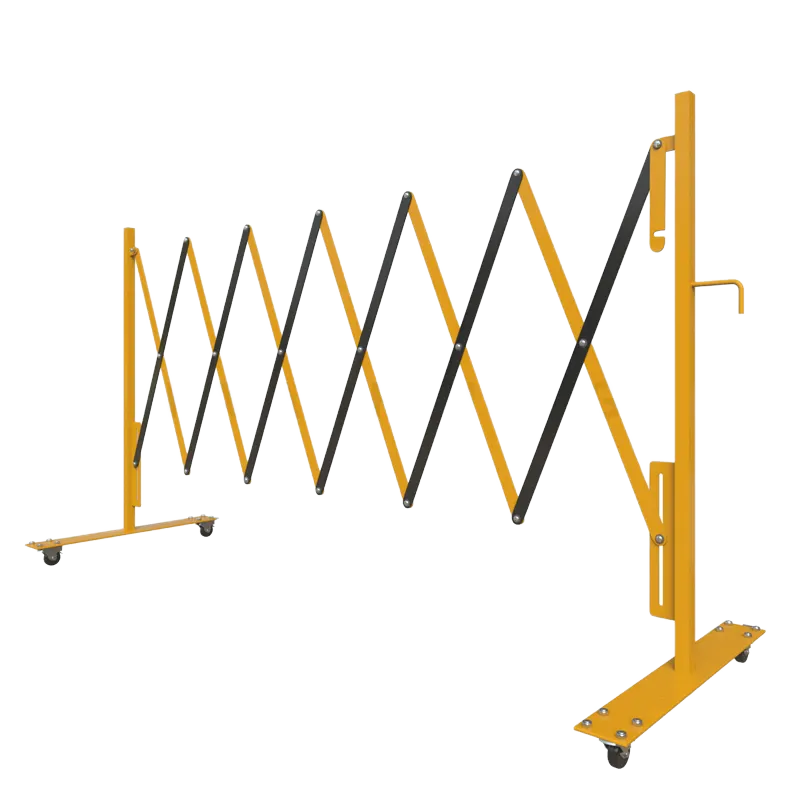 Retractable Foldable Metal Security Barrier Mobile