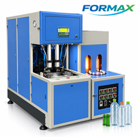 Machine de soufflage de bouteilles PET semi-automatique pour la production de bouteilles d'eau, de boissons et de jus avec contrôle PLC