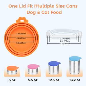 Tapa Sellada para Latas de Comida para Mascotas con Cuchara, Diseño Tres en Uno, para Perros y Gatos, para Viajes, Mantiene la Comida Fresca, Ajuste Universal, Libre de BPA, Apto para Lavavajillas - Product Image 2