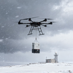 UAV robuste de 150 kg de charge utile QD-ZF-8-150DS, moteur brushless 8 axes, télécommande, autonomie de 70 min, vitesse de 19 m/s, IP65, résistance au vent de niveau 8 - Product Image 1