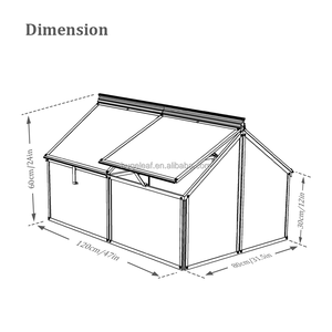 Invernadero de Jardín de Aluminio Mini para Invierno, Fácil de Montar - Product Image 2