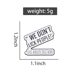 Citazioni divertenti che dicono spille smaltate personalizzate iniziano ogni giorno cuore riconoscente che cammina ora violazione spilla risvolto gioielli all'ingrosso - Product Image 6