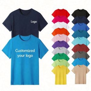 Camisetas de Manga Corta para Hombre, 100% Algodón Peinado, Cuello Redondo, 19 Colores, Tallas S-5XL, Impresión Serigráfica, Estilo Moderno, Calidad Superior - Product Image 1