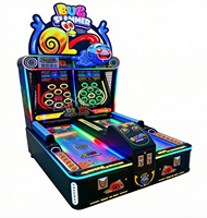 Machine de jeu d'arcade commerciale BUG SLAMMER Bowling Redemption Game Machine avec hologramme 3D, à monnayeur, similaire à Lane Master