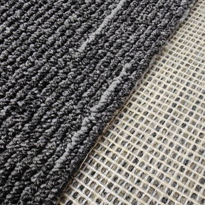 Modern Solid Color Wall-to-Wall <b>Carpet</b> Low Pile Synthetic Non-Slip Rectangle Office Use - Product Image 3