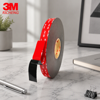 Ruban adhésif 3M VHB 5925, ruban adhésif en mousse acrylique double face, activé par l'eau, résistant aux hautes/basses températures, pour usage automobile
