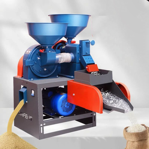 Nhà máy bán tự động mini kết hợp máy xay gạo + Nghiền hạt và cám mịn Ngô lúa mì để làm thức ăn + rây rung - Product Image 3