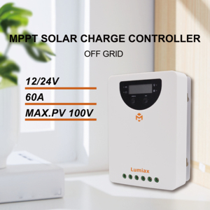 Contrôleur de charge solaire MPPT Lumiax 60A Bluetooth 750/1500W Max PV Minuterie crépusculaire pour systèmes solaires de camping-car/<span class=keywords><strong>yacht</strong></span>/camping - Product Image 5