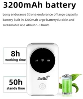Routeur Wifi portable 4g Lte Pocket 150Mbps 3200Mah Battery Router
