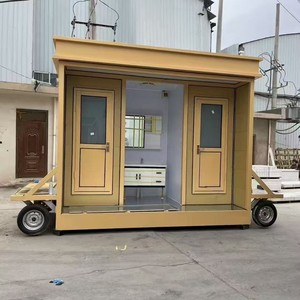 ห้องน้ำเคลื่อนที่แบบแผงแซนวิชทันสมัยเป็นมิตรกับสิ่งแวดล้อมสำหรับสถานที่ท่องเที่ยว - Product Image 1