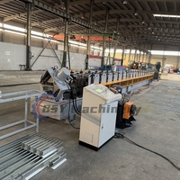 Máquina Automática de Perfilado de Rieles Laterales en C para Puertas Correderas, Controlada por PLC, para Aluminio y PVC, con Motor