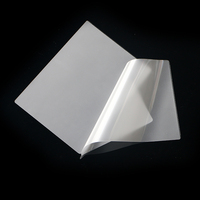 A4 50 microns, transparent, brillant, feuilles de plastification, mat, résistant à l'humidité, format carte petit