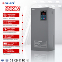 Variateur de fréquence 220V monophasé vers triphasé 380V 55KW pour compresseur et moteur